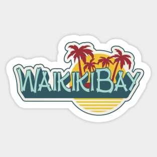 Waikiki Bay Sticker